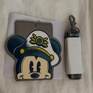 Mickey Mouse Captain Badge and Lanyard DCL